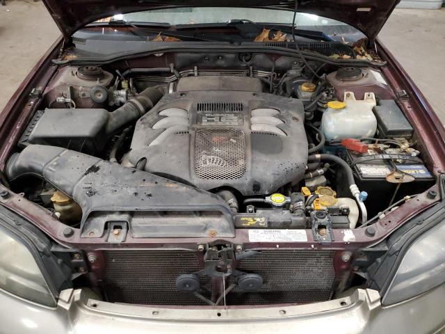 4S3BH806017634485 - 2001 SUBARU LEGACY OUTBACK H6 3.0 LL BEAN BURGUNDY photo 11