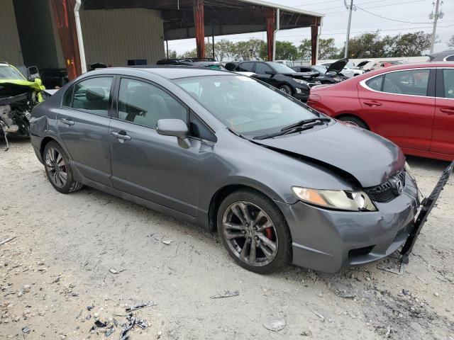 2HGFA1F51AH307241 - 2010 HONDA CIVIC LX GRAY photo 4