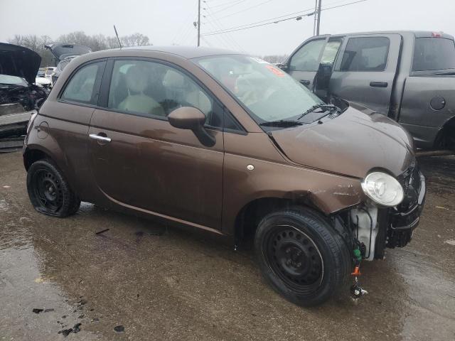 3C3CFFAR9CT330145 - 2012 FIAT 500 POP BROWN photo 4