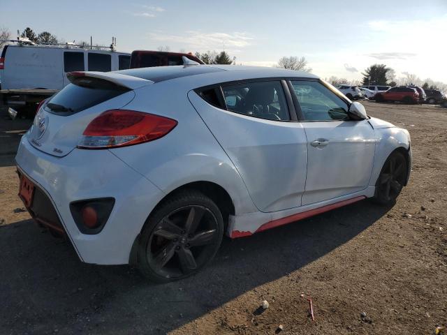 KMHTC6AE0DU175683 - 2013 HYUNDAI VELOSTER TURBO WHITE photo 3