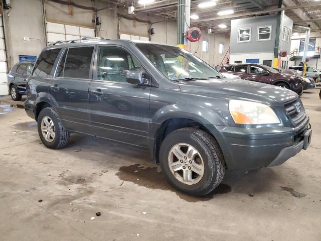 2HKYF18653H591711 - 2003 HONDA PILOT EXL BLUE photo 4