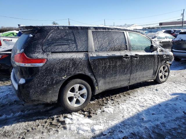 5TDZK3DC8ES408144 - 2014 TOYOTA SIENNA BLACK photo 3