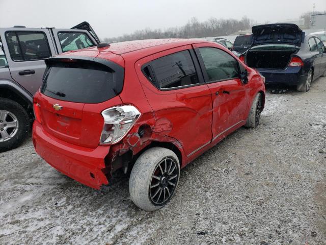 KL8CB6SA4HC777526 - 2017 CHEVROLET SPARK LS RED photo 3