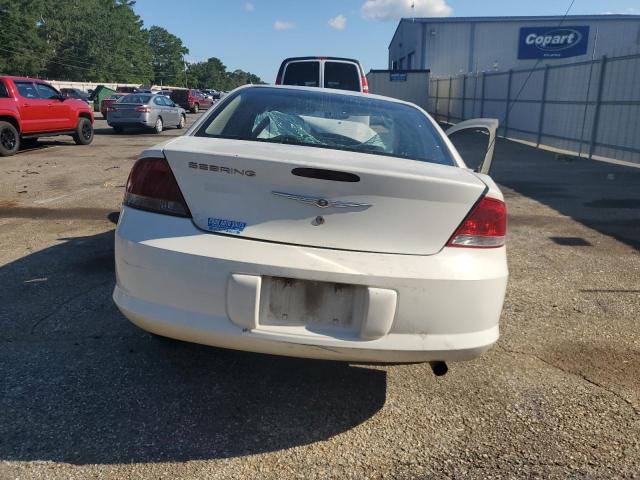 1C3EL46X84N400930 - 2004 CHRYSLER SEBRING LX WHITE photo 6