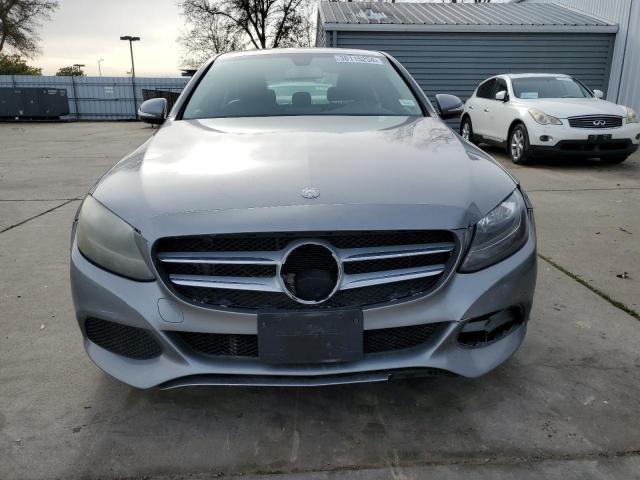 55SWF4JB9FU059475 - 2015 MERCEDES-BENZ C 300 SILVER photo 5