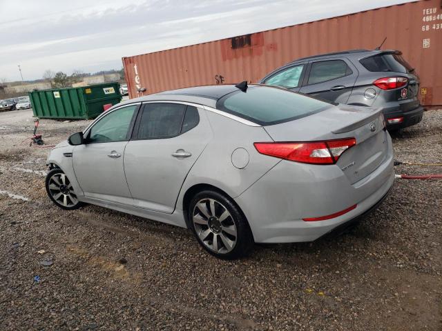 5XXGR4A68DG116257 - 2013 KIA OPTIMA SX GRAY photo 2