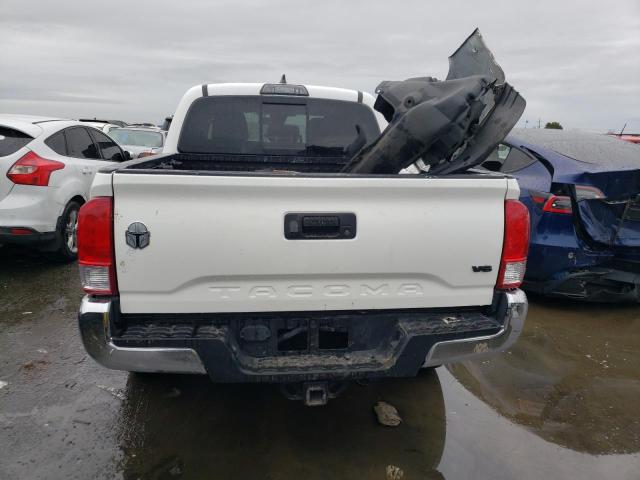 3TMAZ5CN3KM111446 - 2019 TOYOTA TACOMA DOUBLE CAB WHITE photo 6