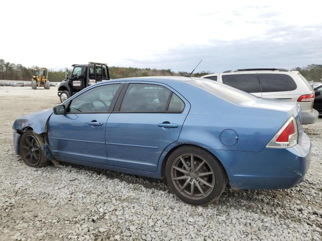 3FAHP07Z59R116686 - 2009 FORD FUSION SE BLUE photo 2