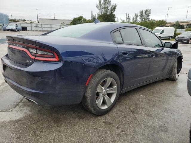 2C3CDXHG9GH169357 - 2016 DODGE CHARGER SXT BLUE photo 3