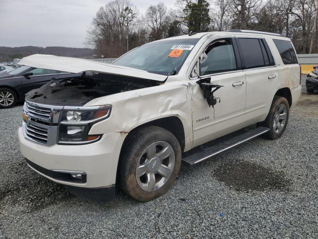 1GNSKCKC5FR108136 - 2015 CHEVROLET TAHOE K1500 LTZ WHITE photo 1