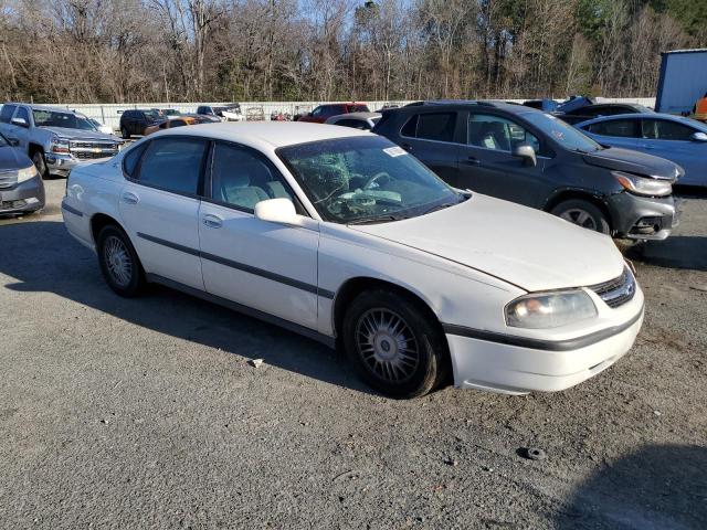 2G1WF55K919225419 - 2001 CHEVROLET IMPALA WHITE photo 4