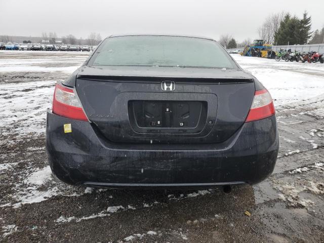 2HGFG11647H005451 - 2007 HONDA CIVIC LX BLACK photo 6