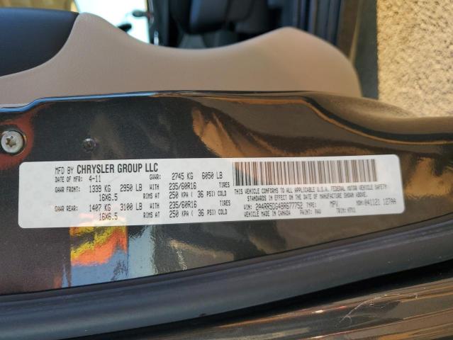 2A4RR5DG4BR677752 - 2011 CHRYSLER TOWN & COU TOURING 灰色 照片 13