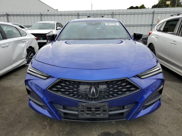 19UUB6F53MA000285 - 2021 ACURA TLX TECH A BLUE photo 5