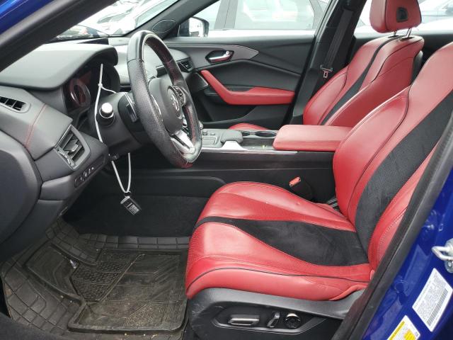 19UUB6F53MA000285 - 2021 ACURA TLX TECH A BLUE photo 7