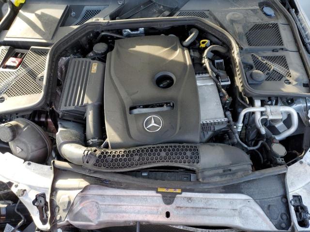 55SWF4JB3FU061738 - 2015 MERCEDES-BENZ C 300 SILVER photo 11