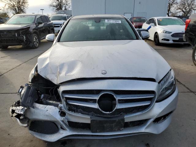 55SWF4JB3FU061738 - 2015 MERCEDES-BENZ C 300 SILVER photo 5