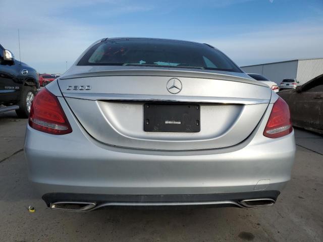 55SWF4JB3FU061738 - 2015 MERCEDES-BENZ C 300 SILVER photo 6