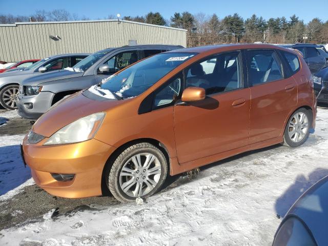 JHMGE8H43AS011049 - 2010 HONDA FIT SPORT ORANGE photo 1