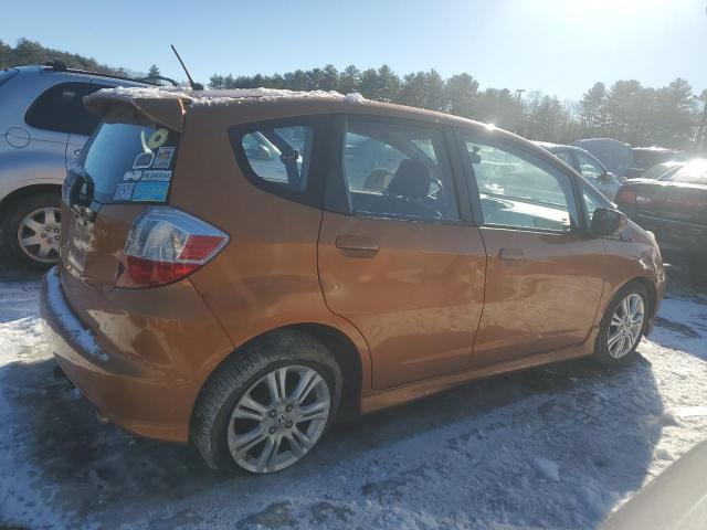 JHMGE8H43AS011049 - 2010 HONDA FIT SPORT ORANGE photo 3