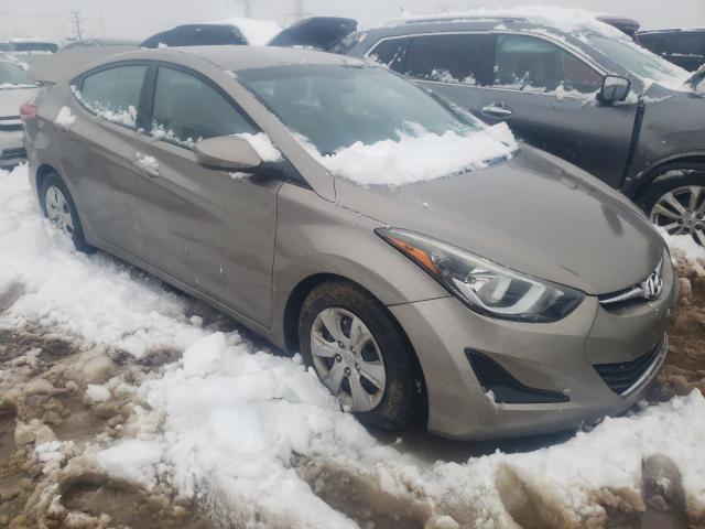 5NPDH4AE3GH753823 - 2016 HYUNDAI ELANTRA SE TAN photo 4