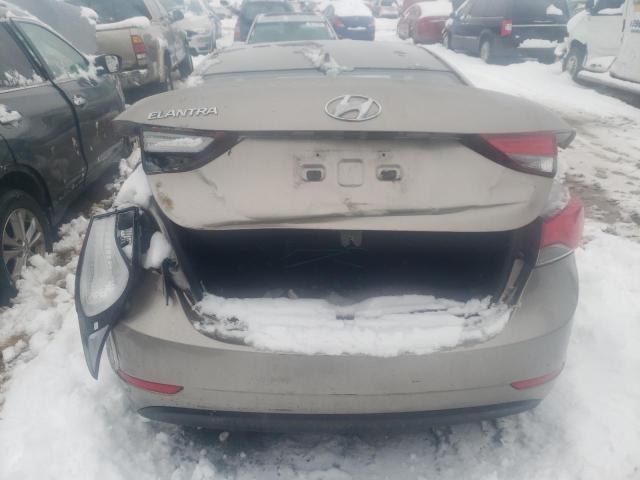 5NPDH4AE3GH753823 - 2016 HYUNDAI ELANTRA SE TAN photo 6