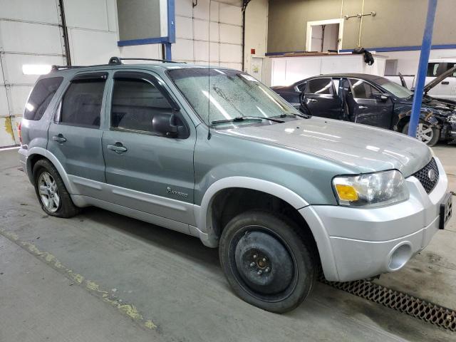 1FMYU96H86KB01613 - 2006 FORD ESCAPE HEV TEAL photo 4