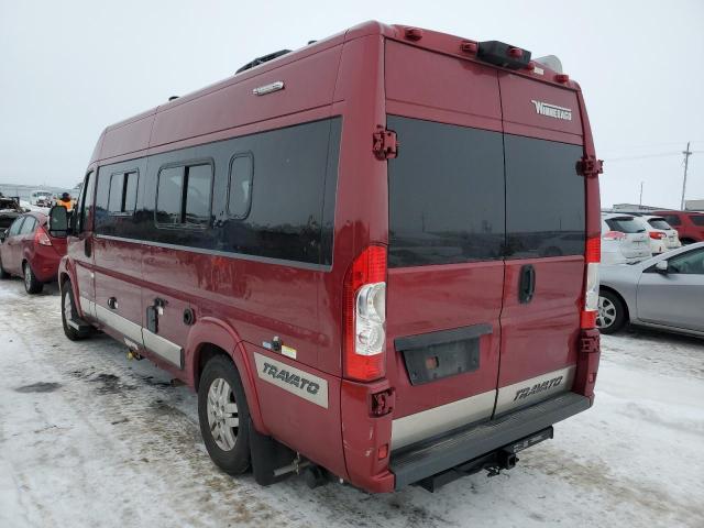 3C6URVJG4JE119072 - 2018 RAM PROMASTER 3500 HIGH წითელი ფოტო 3