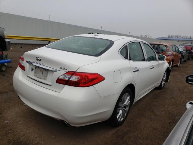 JN1AY1AR3BM570296 - 2011 INFINITI M56 X WHITE photo 4