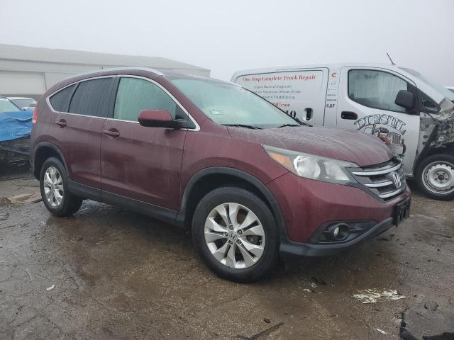 5J6RM4H75DL028587 - 2013 HONDA CR-V EXL BURGUNDY photo 4