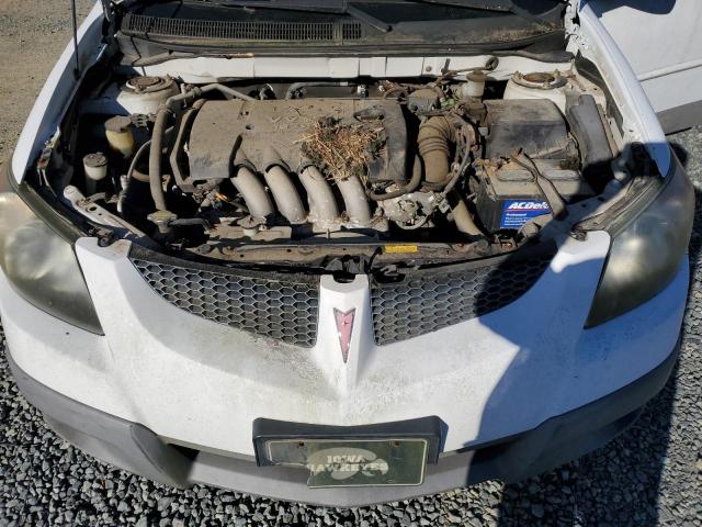 5Y2SN62L73Z425395 - 2003 PONTIAC VIBE GT WHITE photo 11