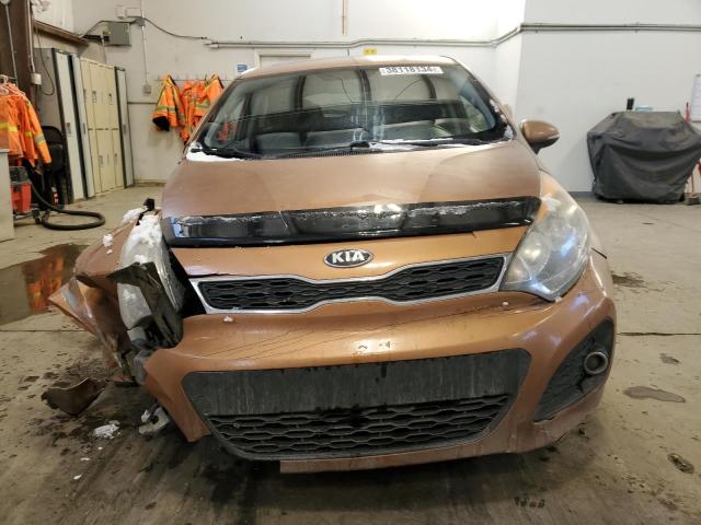 KNADN5A38D6799860 - 2013 KIA RIO EX ORANGE photo 5