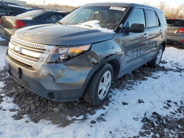 1FM5K8AR8EGA76135 - 2014 FORD EXPLORER POLICE INTERCEPTOR Grau Foto 1