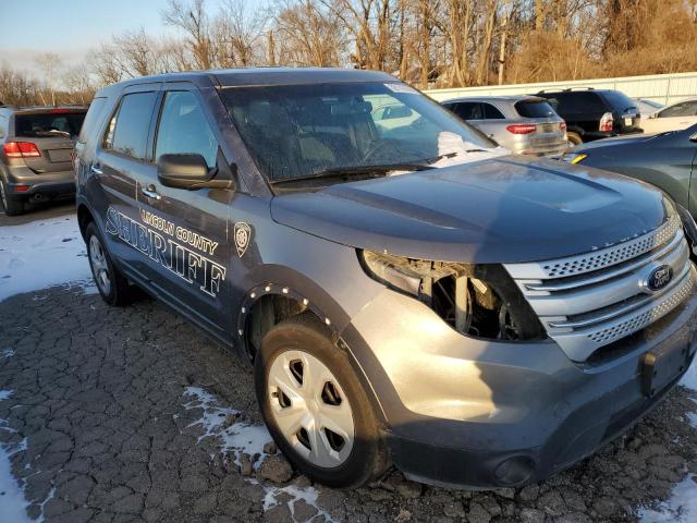 1FM5K8AR8EGA76135 - 2014 FORD EXPLORER POLICE INTERCEPTOR Grau Foto 4