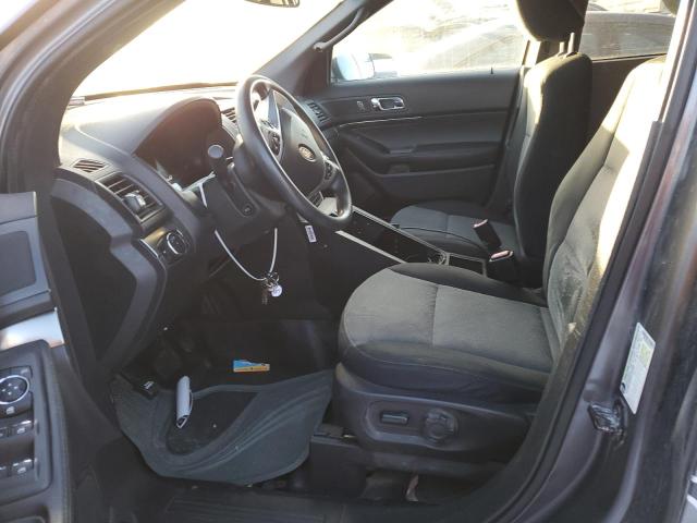 1FM5K8AR8EGA76135 - 2014 FORD EXPLORER POLICE INTERCEPTOR Grau Foto 7
