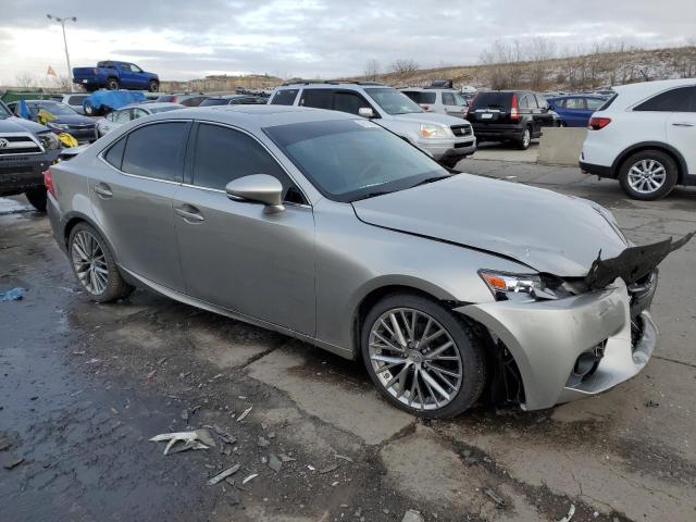 JTHCF1D21F5029000 - 2015 LEXUS IS 250 SILVER photo 4