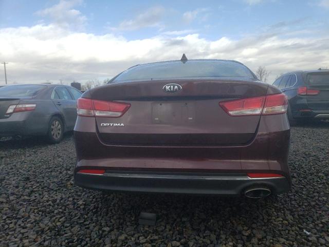 5XXGT4L3XJG254477 - 2018 KIA OPTIMA LX BURGUNDY photo 6