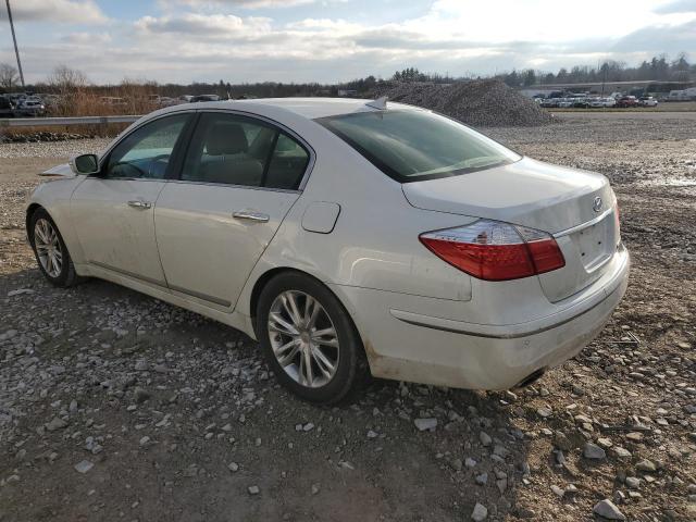 KMHGC46F09U055185 - 2009 HYUNDAI GENESIS 4.6L WHITE photo 2