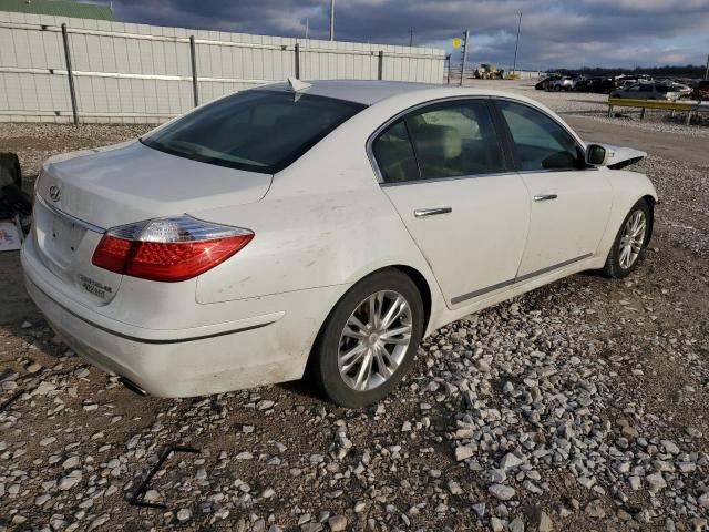 KMHGC46F09U055185 - 2009 HYUNDAI GENESIS 4.6L WHITE photo 3