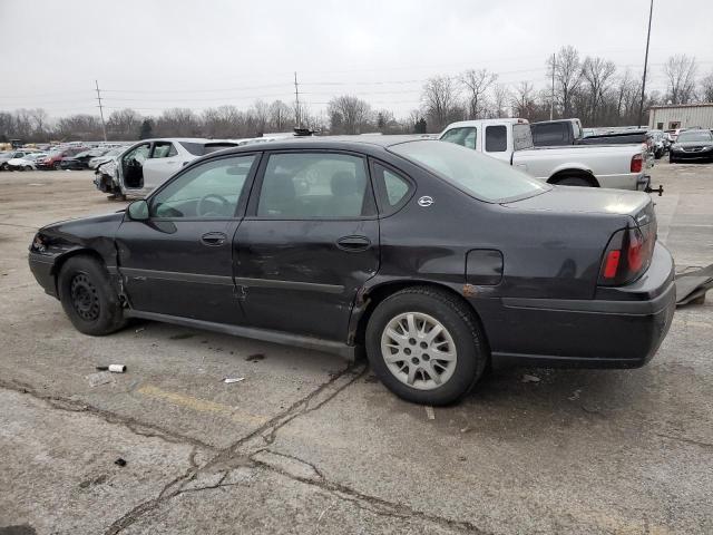 2G1WF52E849459876 - 2004 CHEVROLET IMPALA BLACK photo 2