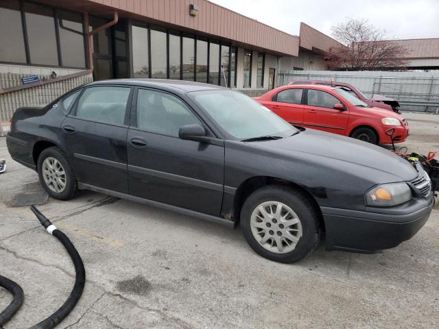 2G1WF52E849459876 - 2004 CHEVROLET IMPALA BLACK photo 4