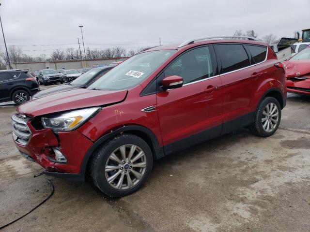 1FMCU9JD6HUE69598 - 2017 FORD ESCAPE TITANIUM BURGUNDY photo 1