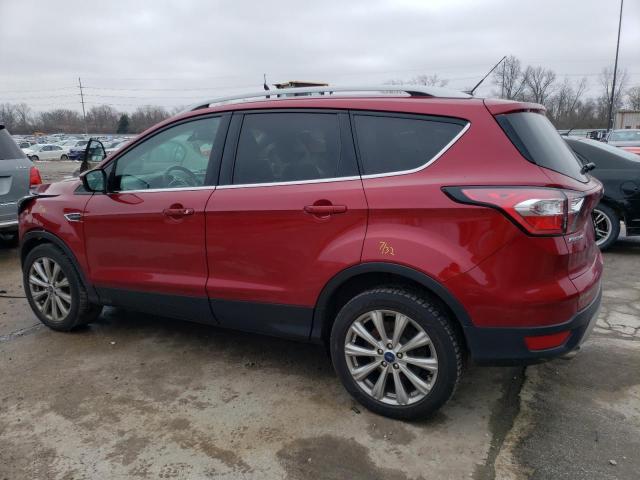 1FMCU9JD6HUE69598 - 2017 FORD ESCAPE TITANIUM BURGUNDY photo 2