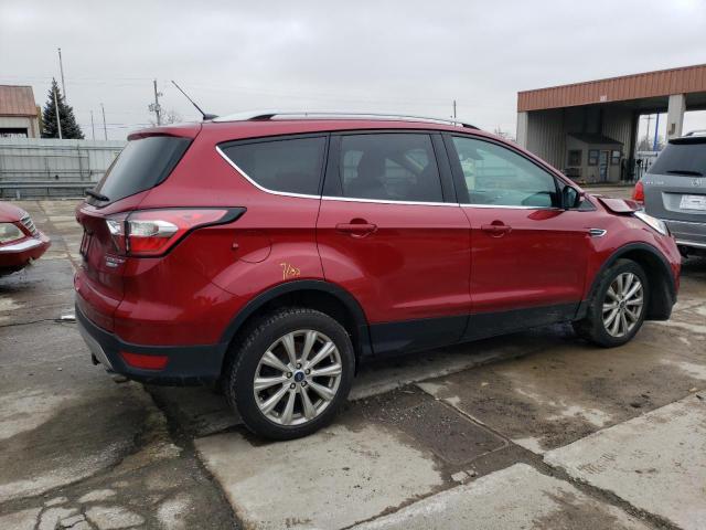 1FMCU9JD6HUE69598 - 2017 FORD ESCAPE TITANIUM BURGUNDY photo 3