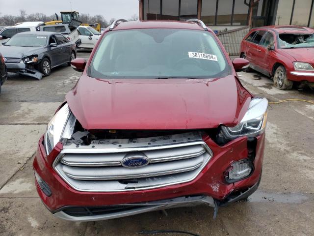 1FMCU9JD6HUE69598 - 2017 FORD ESCAPE TITANIUM BURGUNDY photo 5