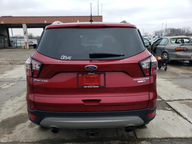 1FMCU9JD6HUE69598 - 2017 FORD ESCAPE TITANIUM BURGUNDY photo 6