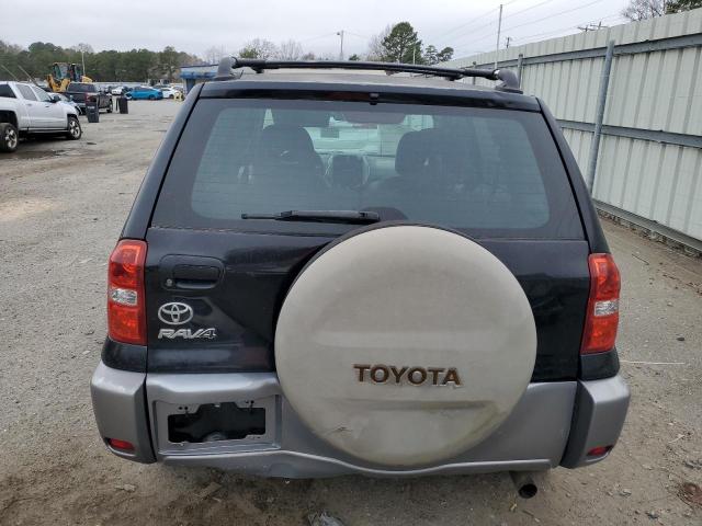 JTEGD20V440028329 - 2004 TOYOTA RAV4 BLACK photo 6