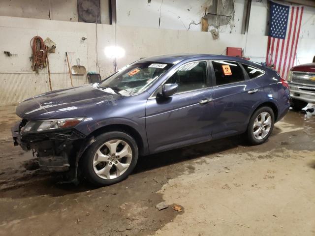 5J6TF2H5XCL007493 - 2012 HONDA CROSSTOUR EXL BLUE photo 1