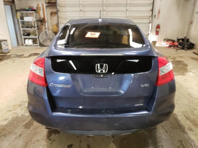 5J6TF2H5XCL007493 - 2012 HONDA CROSSTOUR EXL BLUE photo 6