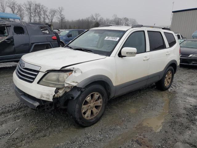 KNDJJ741495035198 - 2009 KIA BORREGO LX WHITE photo 1